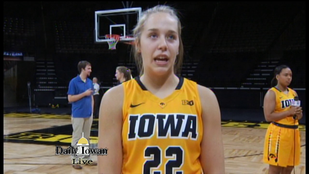 Iowa Women's Basketball Media Day - YouTube