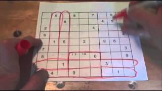 How to Solve a Sudoku Puzzle - Tip 6: Two Cells and Only Two Choices Rule or Trick - Tutorial