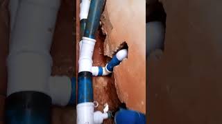 Chamber less toilet waste pipe laying