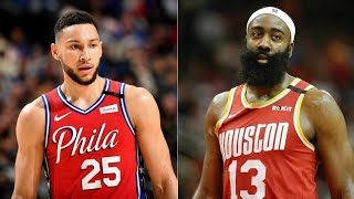 Ben Simmons included in the James Harden Trade? Houston Rockets Sixers Joel Embiid Daryl Morey NBA76
