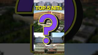 Top 5 NITs 😱 | #jeemains #jeeadvanced #nit #jee #counseling #12th #boards #engineering