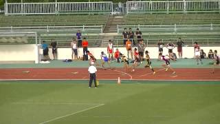 2015年9月19日　県新人陸上大会　男子4×100ｍR　予選