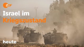 heute 19:00 Uhr 08.10.23 Krieg in Israel, Wahlen in Bayern und Hessen, Reaktionen Berlin (english)