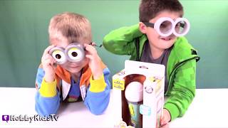 What's in a Toy Minion Hobby Science Time HobbyKidsTV