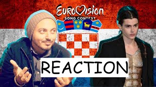 THIS CAKE IS BAD! LET'S REACT TO THE CROATIA' SONG FOR EUROVISION 2O25 / MARKO BOŠNJAK POISEN CAKE