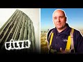 The Men Who Clean The Tallest Buildings In London.... | Supersize Grime | Filth