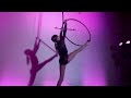 aerial lyra performance sienna toxic 2wei urban aerial fitness