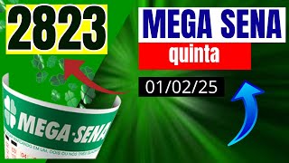 Mega-sena 2823  -  Resultado da Mega Sena de hoje Concurso 2823