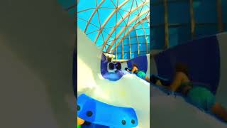 Jiggerty Jaggerty racing water slide at the kartrite water park #shorts