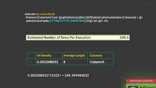 SQL Server Statistics and Cardinality Estimation explained