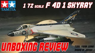 TAMIYA 1/72 F4D-1 SKYRAY UNBOXING REVIEW