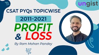 CSAT PYQ Topicwise | CSAT PYQ Solved | CSAT Profit and Loss | CSAT PYQ analysis | RAM MOHAN PANDEY