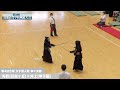 【準々決勝】女子個人【矢野（日吉ヶ丘）×井上（甲子園）】 110【第59回近畿高等学校剣道大会】【2021年7月17日18日】