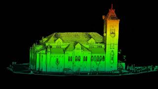 Pointcloud Animaiton - Victoria Hall Chennai - Heritage Site