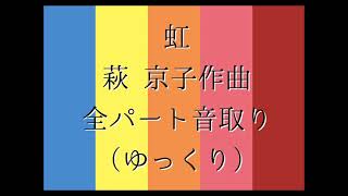 虹（萩 京子作曲）全パート一斉音取り用