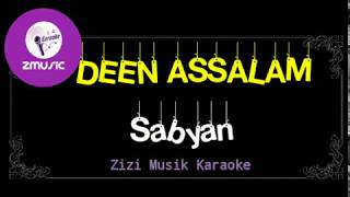 SABYAN - DEEN ASSALAM / KARAOKE LIRIKS DAN MUSIK