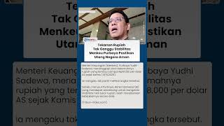 Rupiah Sentuh Rp 18.000 per Dolar AS, Menkeu Purbaya Akui Tetap Tenang soal Utang Negara