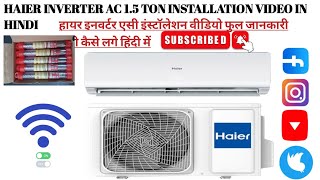 Haier 1.5 Air conditioner installation