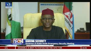 Kaduna Security: Gov El-Rufai In State Wide Address,  Holds Emergency Meeting