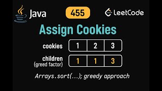 LeetCode 455: Assign Cookies | Java Solution | Greedy Algorithm