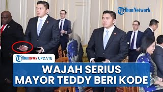 Momen Mayor Teddy Beri Kode hingga Wajah Serius saat Prabowo Hendak Makan dengan Wakil PM Inggris