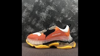 Robert Balenciaga SNEAKER TESS.S.GOMMA Orange Shoes Size 35 36 37 38 39 40 41 42 43 44 45