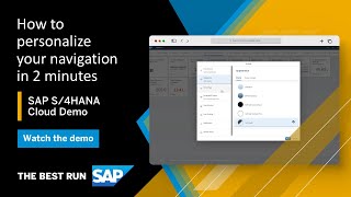 SAP S/4HANA Cloud : Navigation Overview Demo