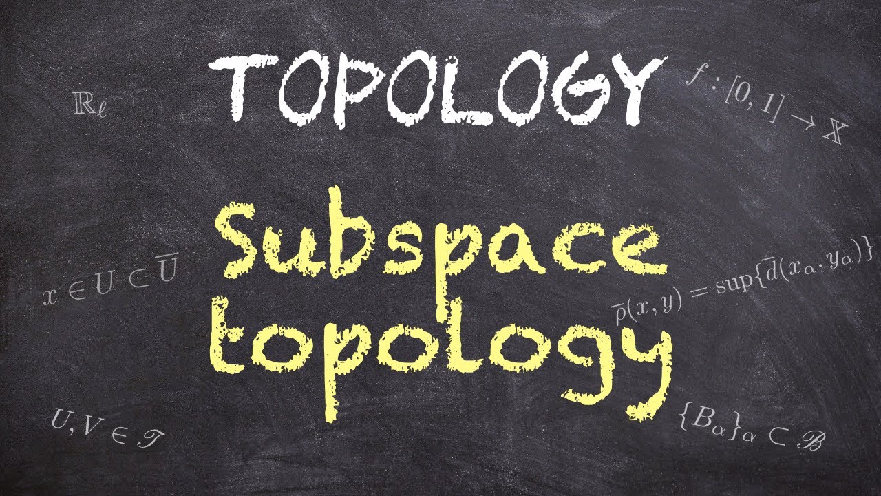 The Subspace Topology - Definition - Examples - Properties | Topology ...