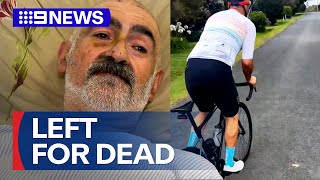 Police search for driver who hit cyclist in Melbourne | 9 News Australia
