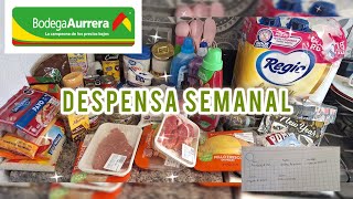 DESPENSA SEMANAL✅️ EN BODEGA AURRERA PARA 3 PERSONAS🏡 MENÚ SEMANAL✅️ 5 COMIDAS FÁCILES ✅️ #housetour