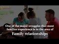 Stay Connected - Build Family Relationships  - Past. Frik Weideman | Menorah Tabernacle