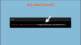Java String Case Conversion: toUpperCase() & toLowerCase() Explained!