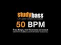 50 bpm online metronome 3 min studybass