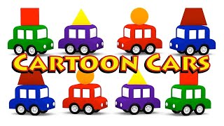 Cartoon Cars - TRAIN SHAPES Compilation - Construction Cartoons for kids Children's cartoons