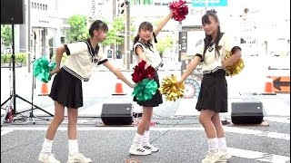 ショート動画🌈チアダンスRAINBOW鳥取さん 🎵ムーンライト伝説　BIRD HATサマーフェスタ2024　山陰三ッ星マーケット