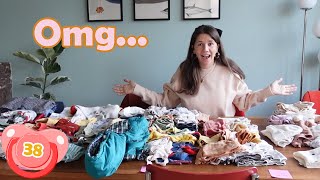 ALLE babykleding organizen 😱😂👶🏻 ZWANGERSCHAPSVLOG 38