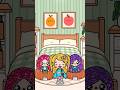 Golden hair girl adopted pink and purple diamond hair kids 🩷💛💜 | Toca life sad story #shorts