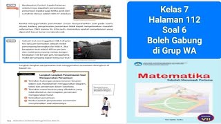 Kurikulum Merdeka 2021, Kelas 7, Halaman 112, Soal 6