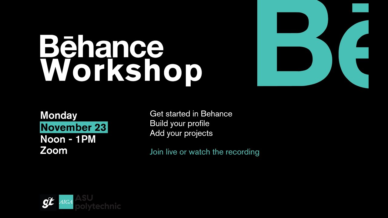 Behance Workshop Youtube