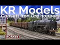 HM180: KR Models Consett Iron Ore hoppers for OO gauge