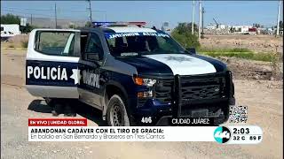 Abandonan cadáver con el tiro de gracia