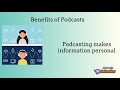 podcasting vodcasting on education.