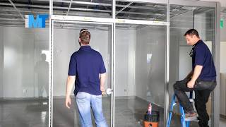 How to Install Sliding door by Canada Leading Modular partitions Manufacturer