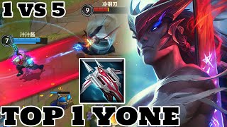 Wild Rift Yone - Top 1 Yone Gameplay Rank Challenger