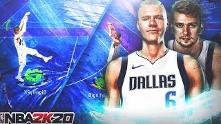 99 KRISTAPS PORZINGIS & LUKA DONCIC TAKE OVER THE PARK! BEST DUO IS UNSTOPPABLE! NBA 2K20