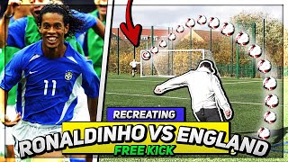 Recreating THAT Ronaldinho Goal Against England