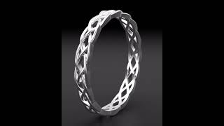 Metal Factory 925 Sterling Silver Celtic Knot Eternity Band Ring buy now