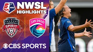 Washington Spirit vs. San Diego Wave FC: Extended Highlights | NWSL | CBS Sports Attacking Third