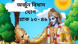 শ্রী মদ ভগবদ গীতার  ১ম অধ্যায়।। অর্জুন বিষাদ যোগ।। শ্লোক ১৩ - ৪৬// মনের  শান্তি ফিরিয়ে আনবে