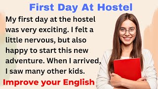 First Day At The Hostel | Improve your English | Everyday Speaking | Level 1 | Shadowing Method